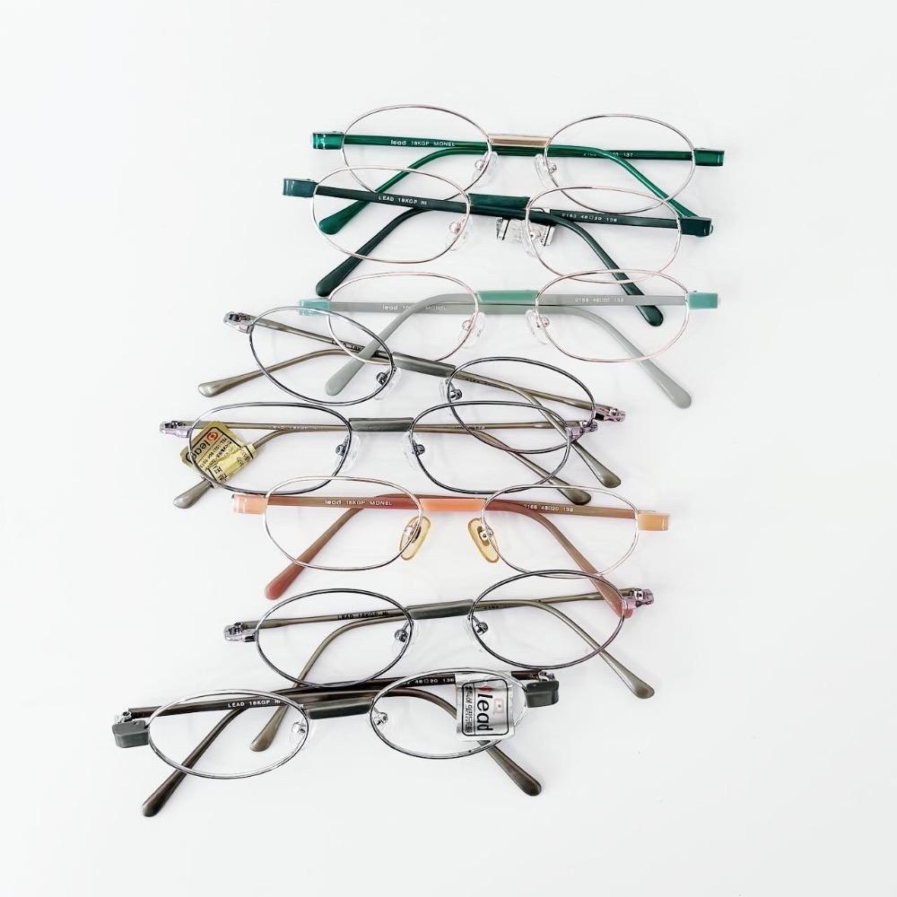 LEAD metal color point deadstock glasses