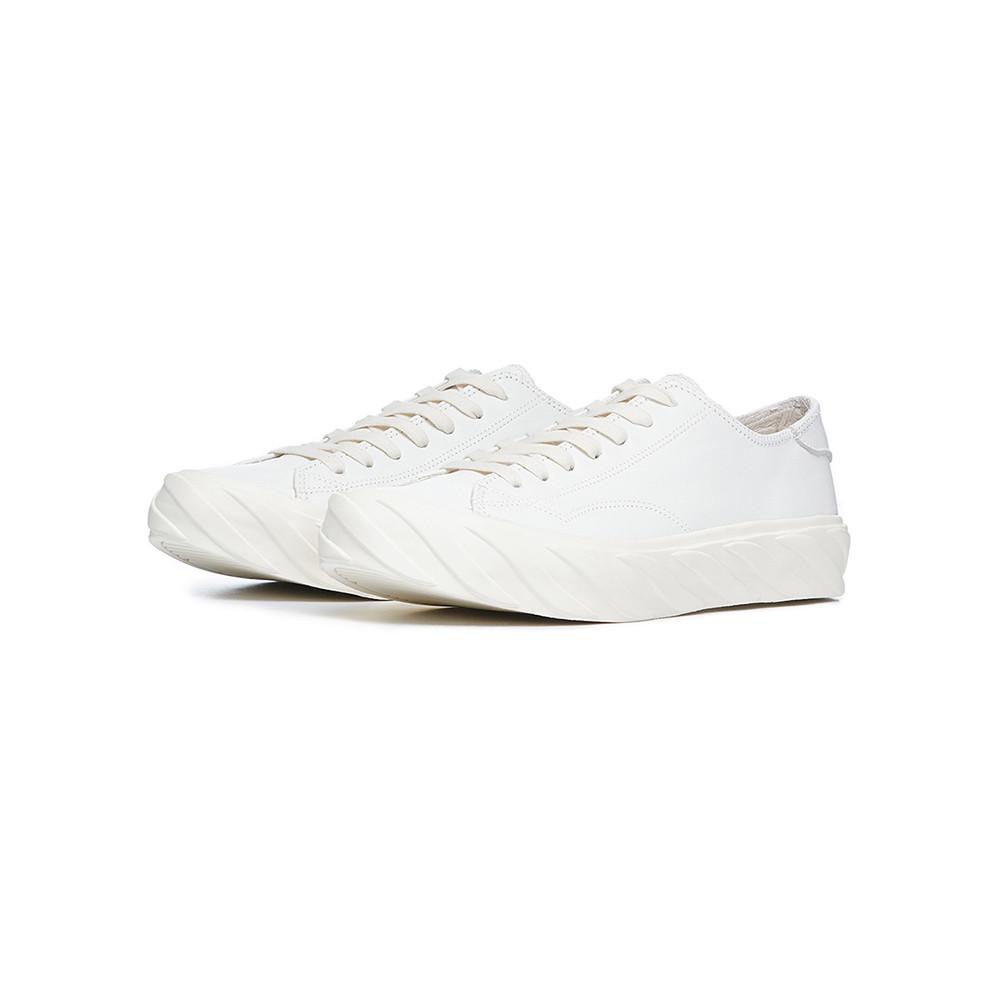 에이지 레더 컷 스니커즈 화이트 (L-AGFT-CT-WH011)