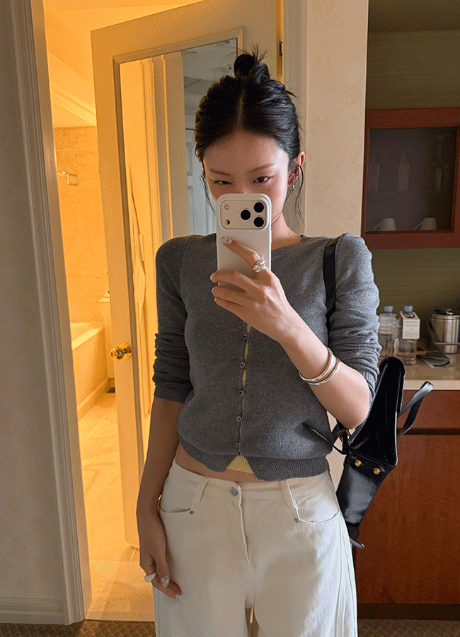 유이니 [Spring🎀/레이어드/프리오더] Clare layered cardigan (2color)