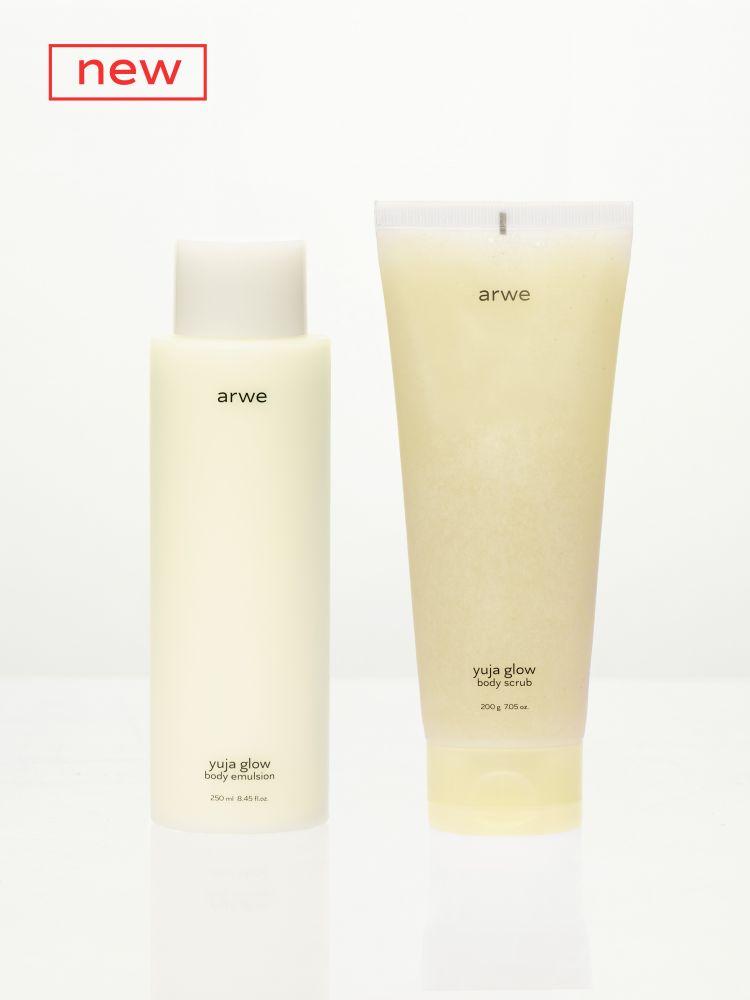 유자 글로우 바디 스크럽 & 바디 에멀전 : 아르베