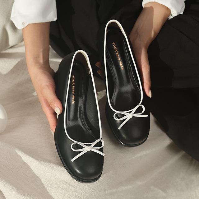 레티아 리본 펌프스 (4cm)