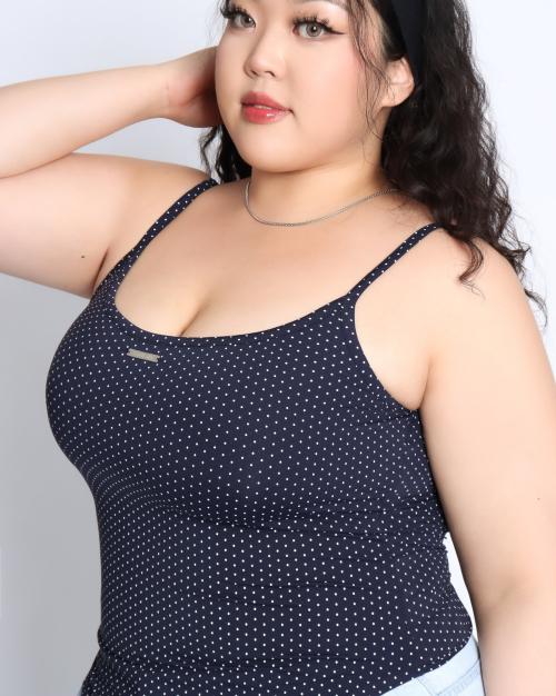 CS COOL BRA TOP-047 (NAVY DOT)