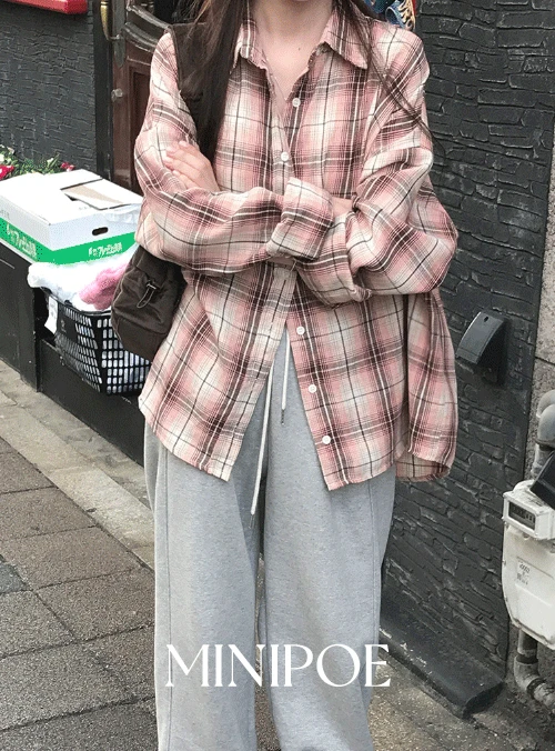 [MADE] 퍼비 체크 셔츠 (1color)