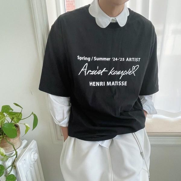 MATISSE T-SHIRTS 01 (BLACK)