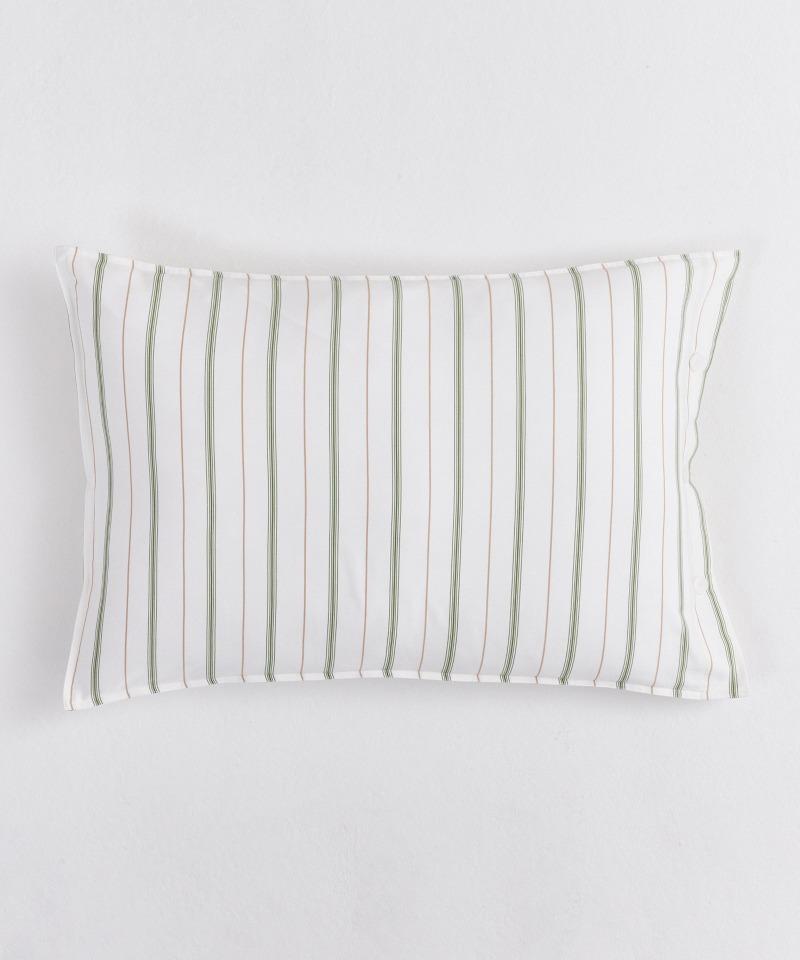 시즌 스트라이프 베개커버 초코트리