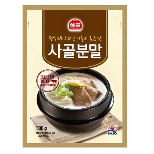 해표 사골분말, 500g, 1개 - 기타조미료 | 쿠팡