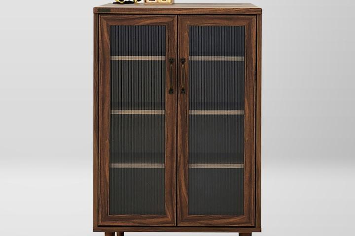 사토가구  POWRY 4단 글라스도어 수납장_예약배송