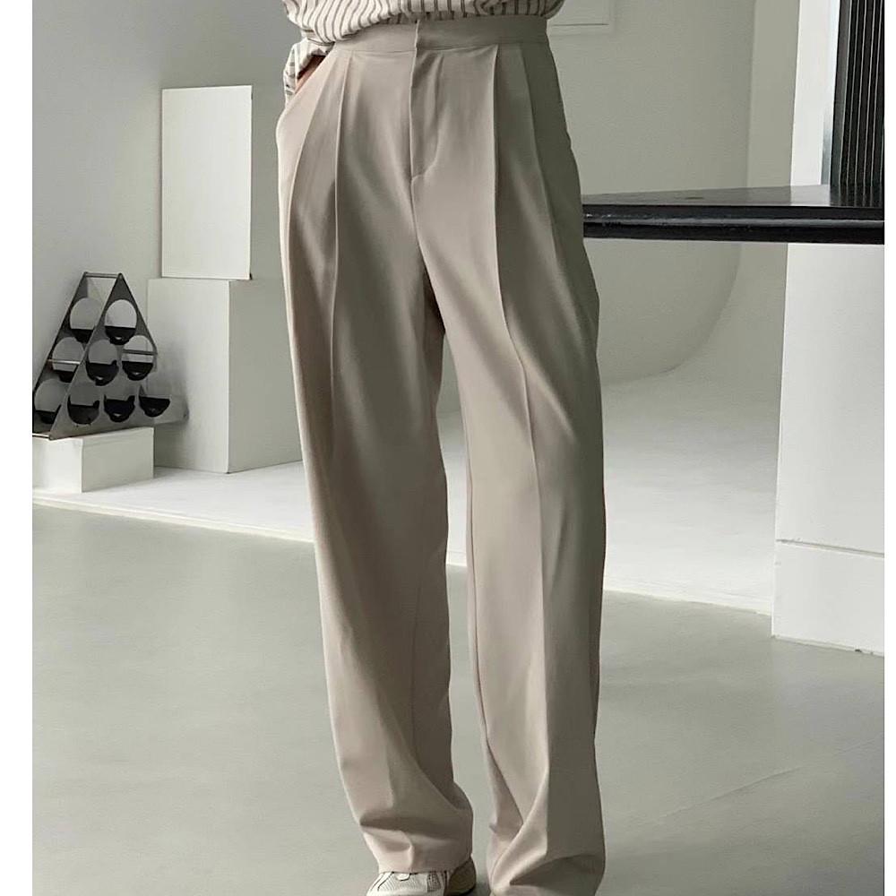 (베이지,밤색당일) 모이블레 리즌 가을 슬랙스 moible