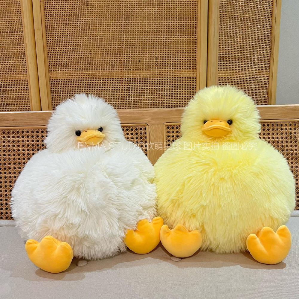 털찐 병아리인형 복슬복슬 부드러운털 모찌 애착인형 쿠션 오리 25cm 35cm