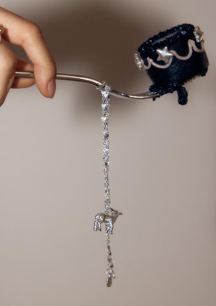 my baby lamb star necklace