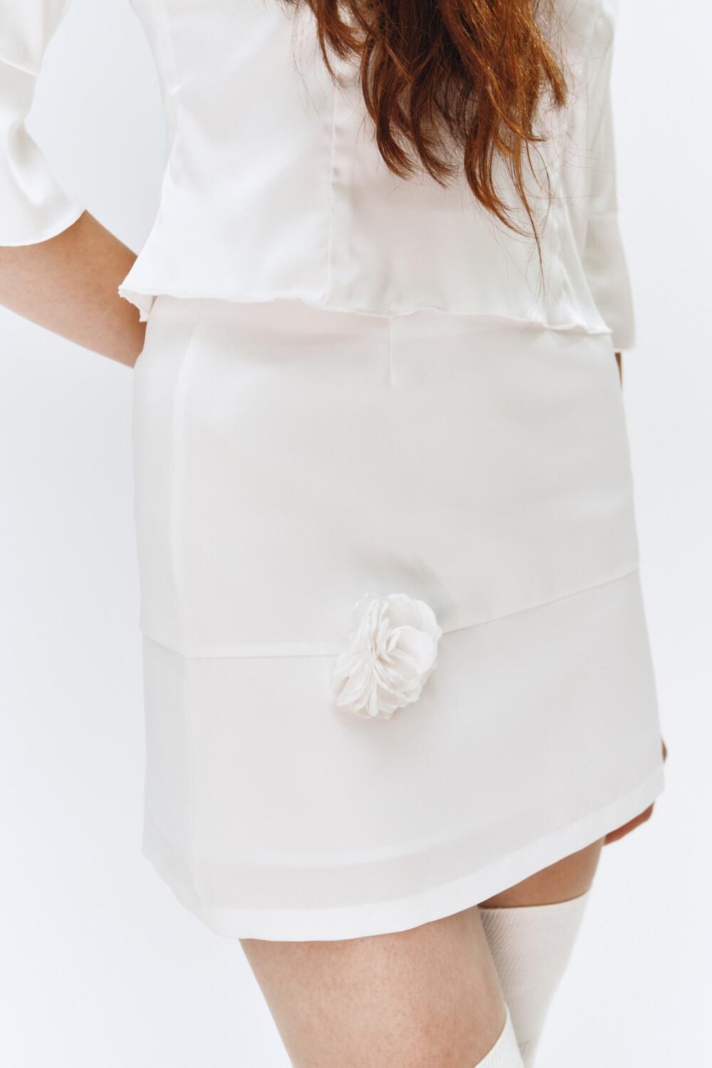 CORSAGE FLOWER MINI SK / IVORY