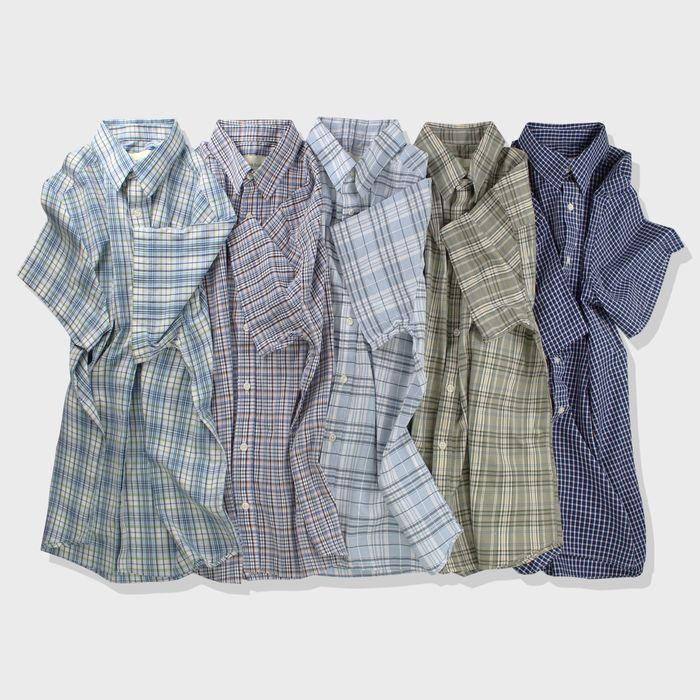 Cb NERD Checked SS Shirts(5color)