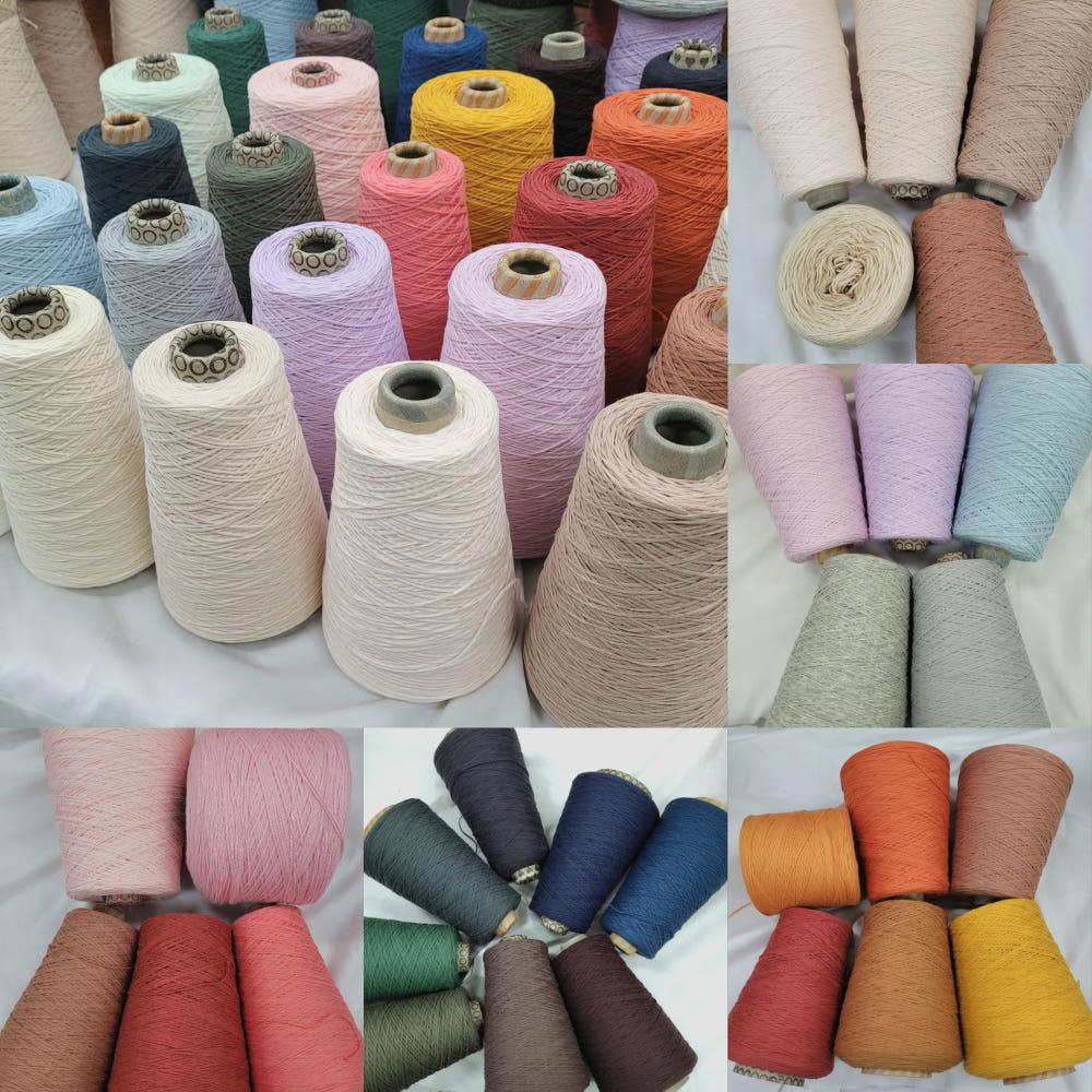 100g파인튜브 37컬러(10%+ 1kg부터5%↓) 코튼100% 콘사 순면 튜브사