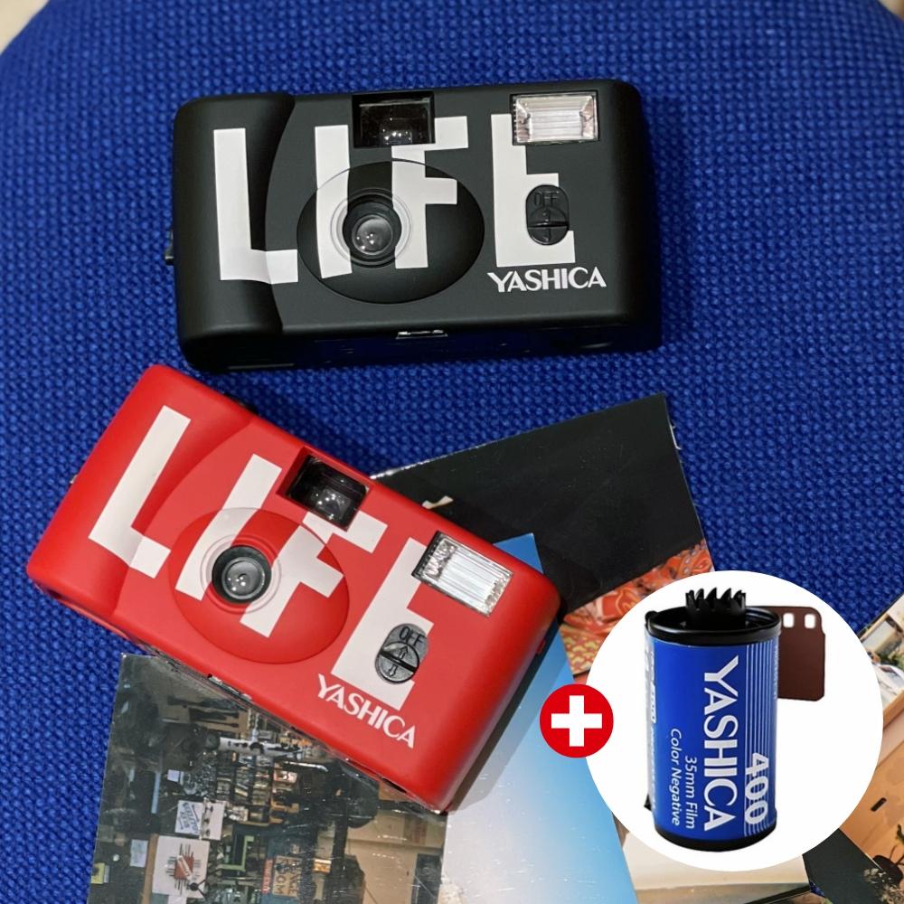 [선물포장] LIFE X YASHICA MF-1 다회용 토이카메라 2종(필름포함)