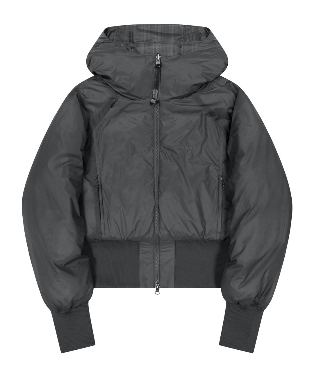 [PRE-ORDER/11월 초 순차배송] Reversible Check Padded Jacket / Charcoal
