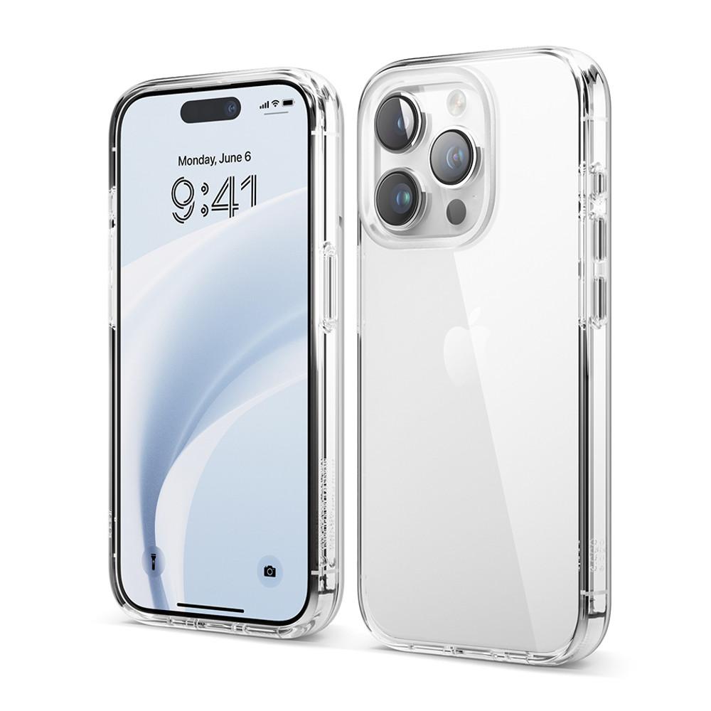 엘라고 아이폰 15 프로 맥스 하이브리드 투명 케이스