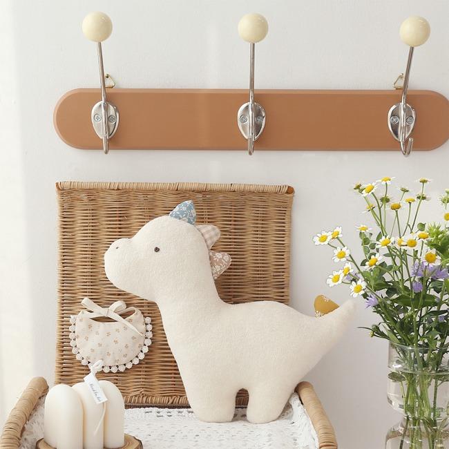 오가닉 아기 용 디노 애착 인형 만들기 임산부 태교바느질 아기용품 DIY 미디엄