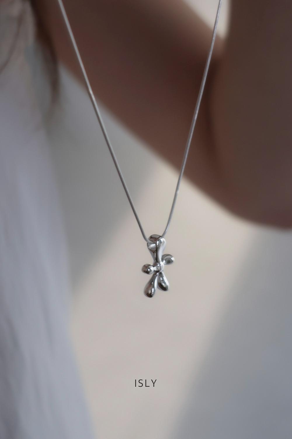 (예약배송)daisy necklace (silver)