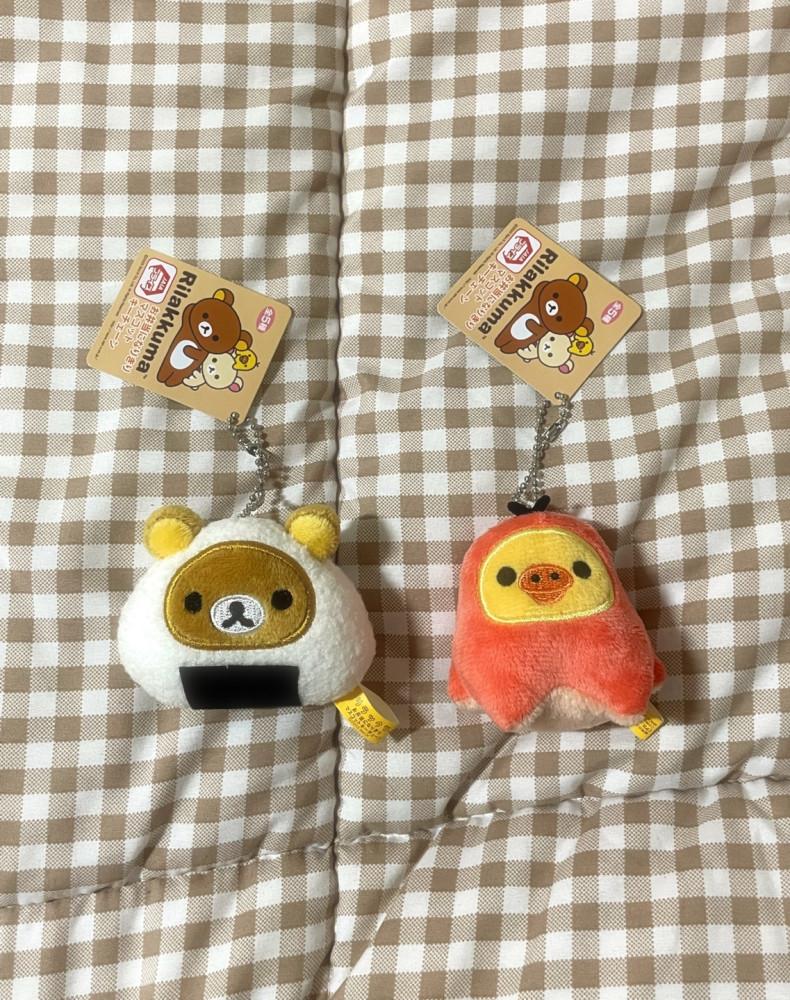 리락쿠마 키이로이토리 인형 도시락 시리즈 스트랩