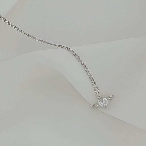 cupid heart necklace