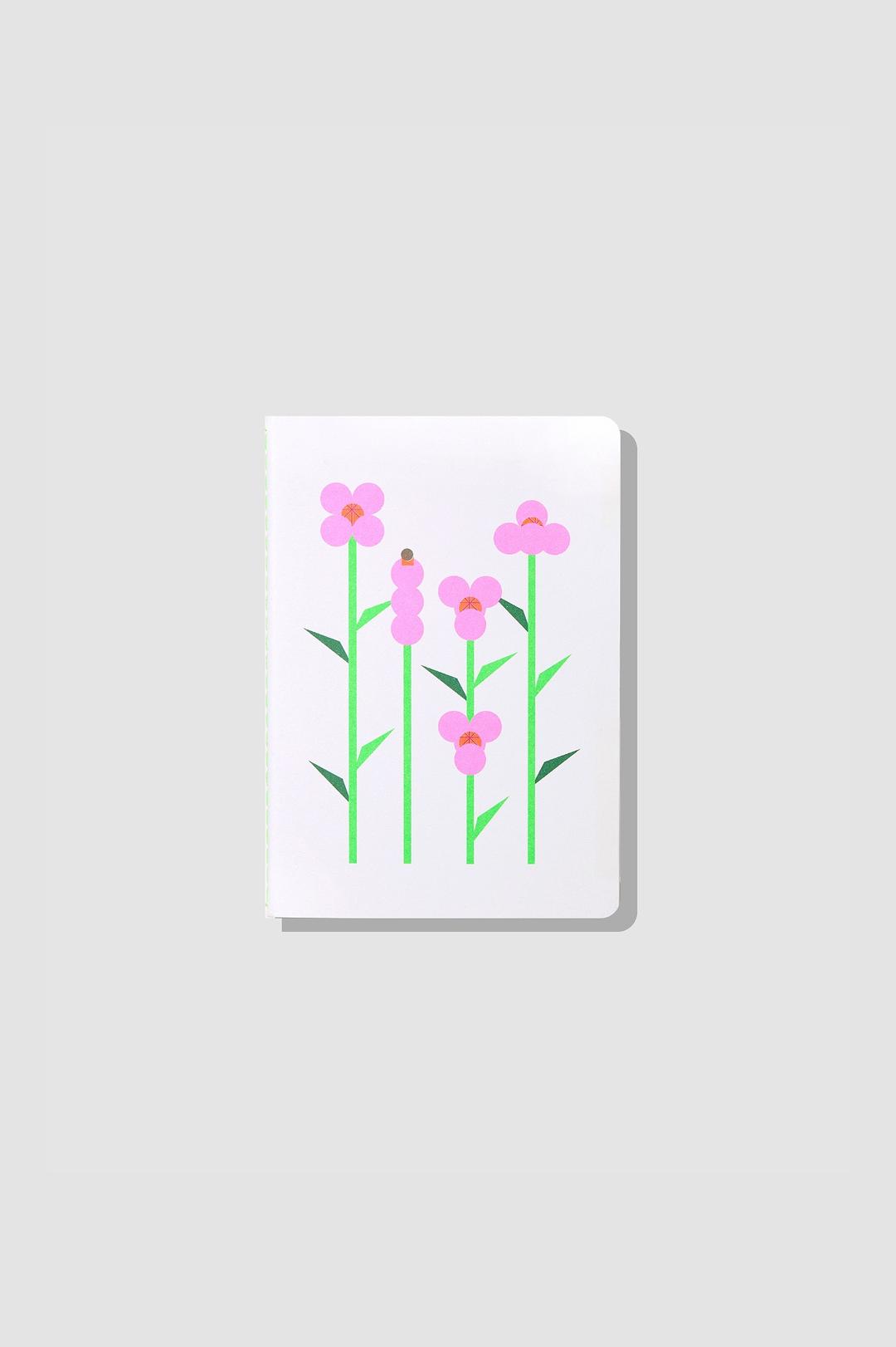 Stitch Note Flower Edition-01 Ivory