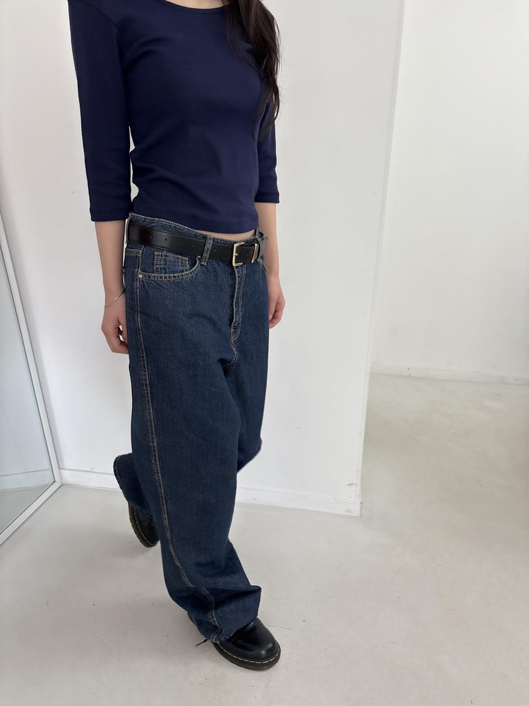 PLAIN INDIGO DENIM