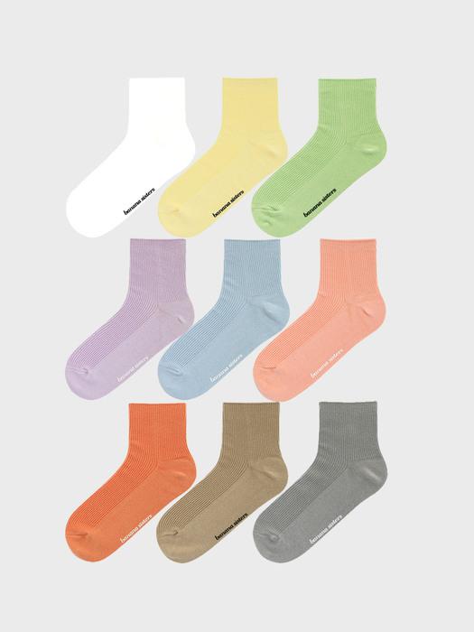 [3set] 파스텔 미니 골지 삭스 10color