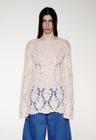 ARGYLE POINTELLE PULLOVER, PINK