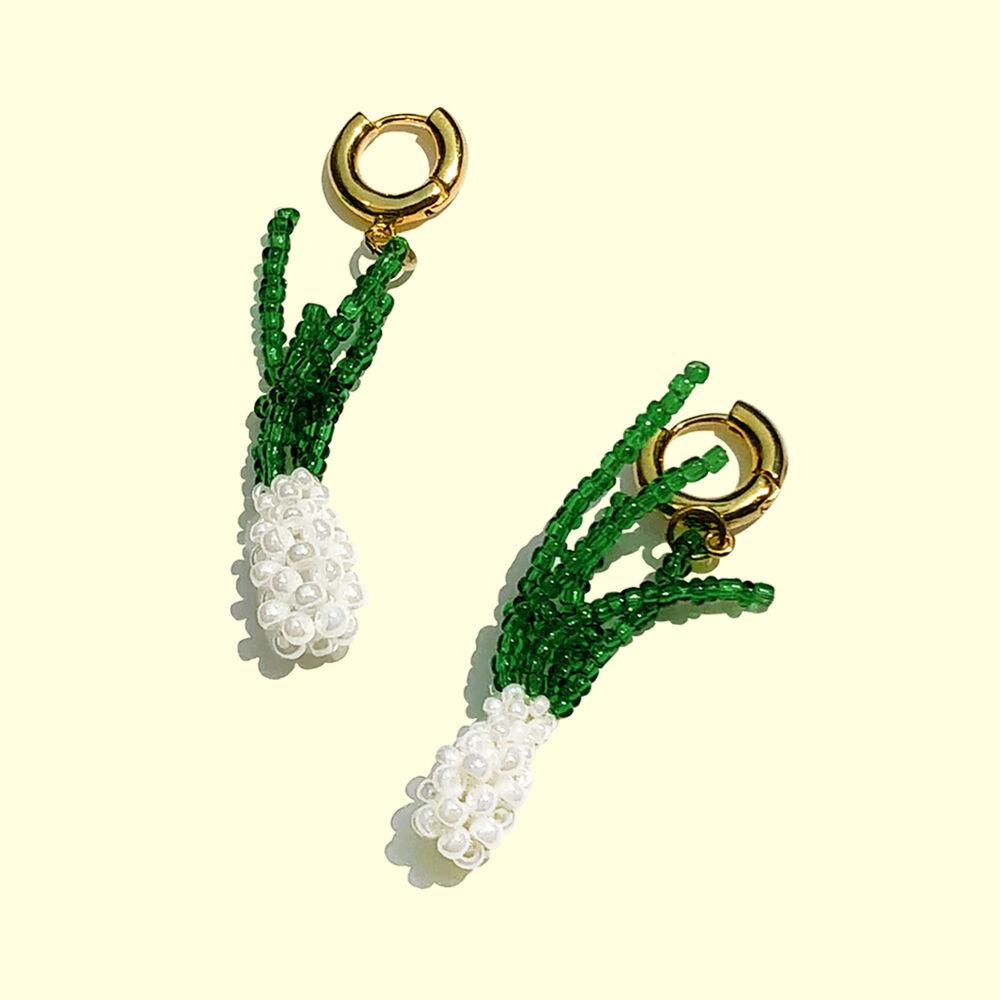 Scallion earrings