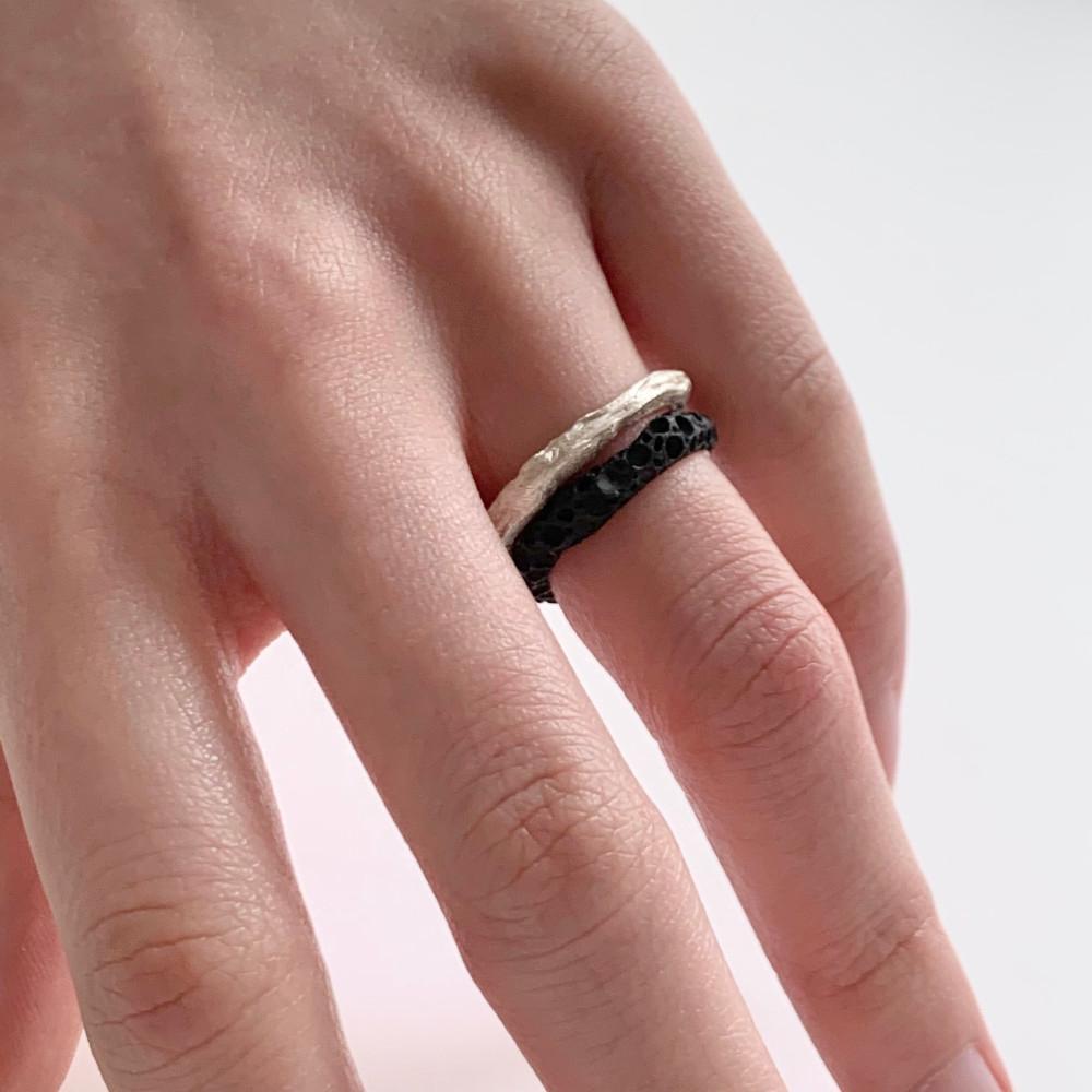 퍼스텐 실버925 실반지 레이어드 가드링