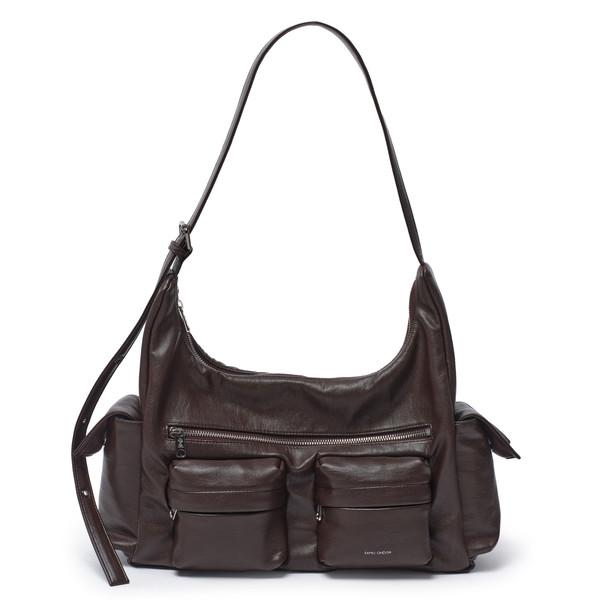 포켓 머그백L pocket mug bag L nappa chocolate