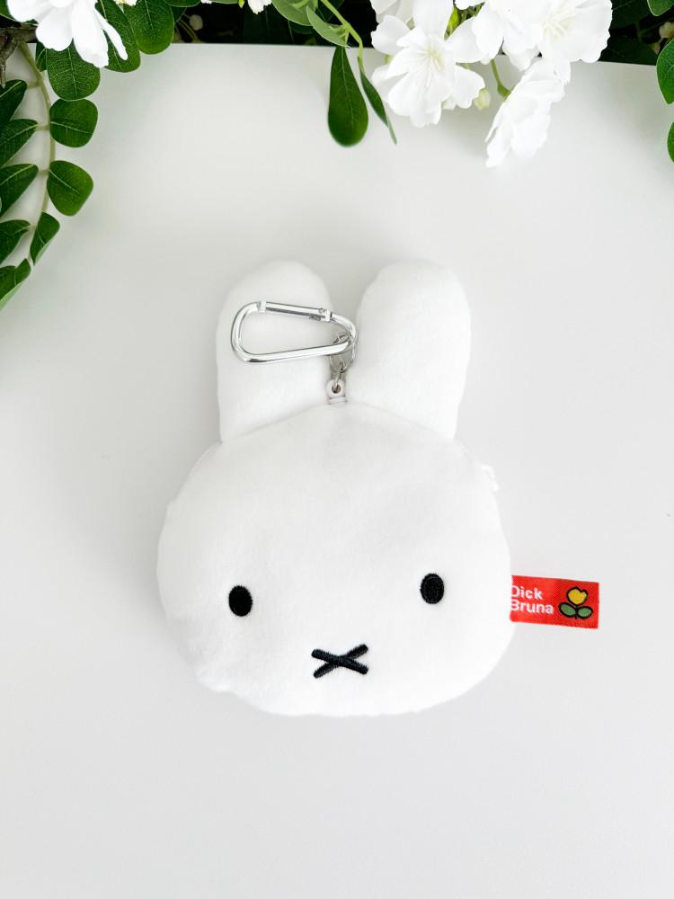 일본 미피 페이스 릴패스 miffy 동전지갑 카드지갑 가방고리 키링