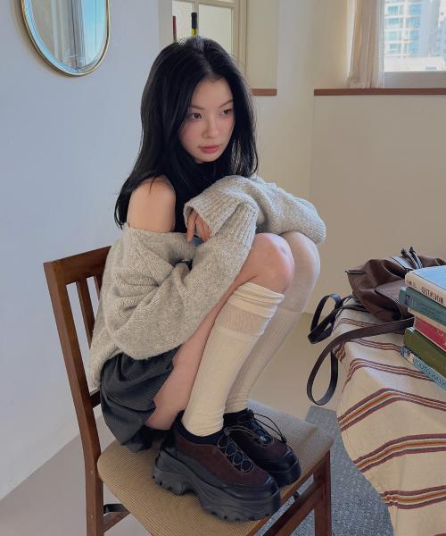 하트 시그니처 플랫폼 스니커즈 EBAL157510