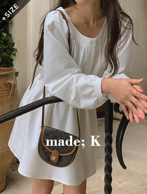 케이클럽 [자체제작/S-XL]#봄🌷 블러쉬 코튼 밴딩 미니 원피스 (데이트룩/하객룩/미니원피스/봄원피스/밴딩원피스)