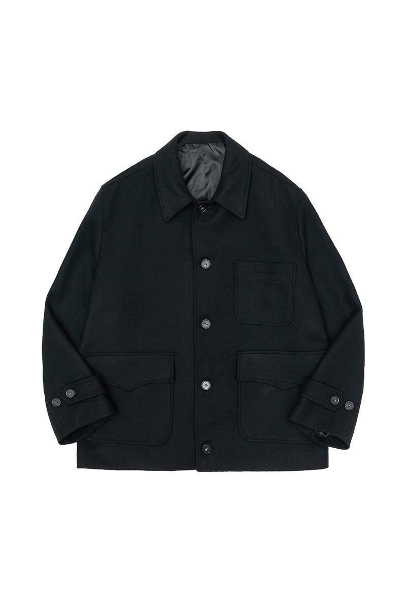 프렌치 카 코트 (BLACK)