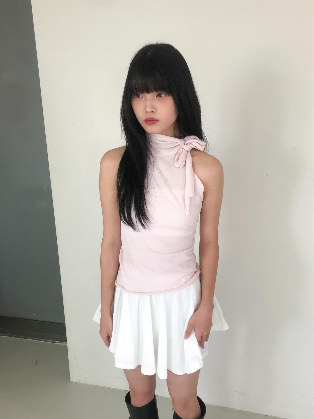 홀터 타이 슬리브(2color)