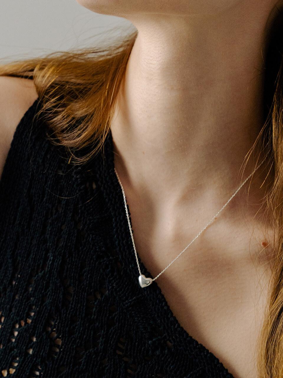 [Silver925]SD006 Sweety heart necklace