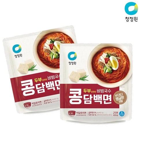 청정원 콩담백면 비빔국수 423.6g x4개, 423.6g, 4개
