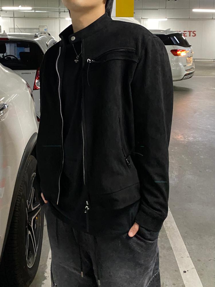 바이커 차이나 카라 스웨이드 자켓 (3C)