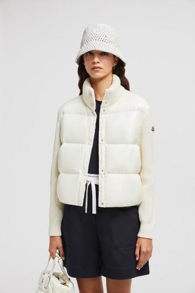 패딩 울 카디건