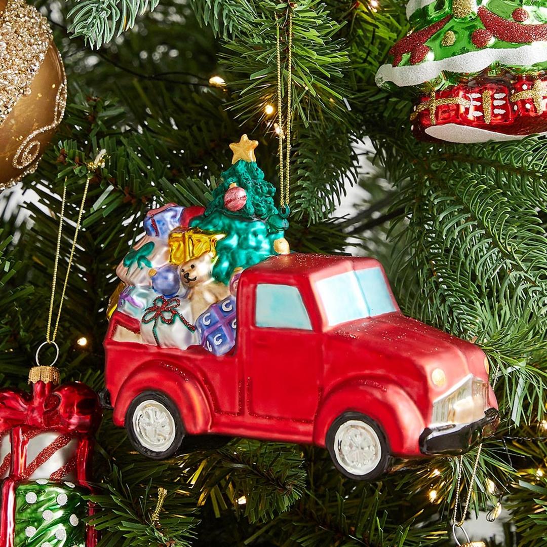 모던하우스 Objet Ornament 크리스마스 트럭, 혼합색상, 14.6..., 1개 - 소품(인형/스커트/보관함) | 쿠팡