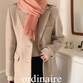 [ordinaire] 위드 울 코트자켓 (3color/S-M/네이비S,오트밀S 단독주문시당일발송)
