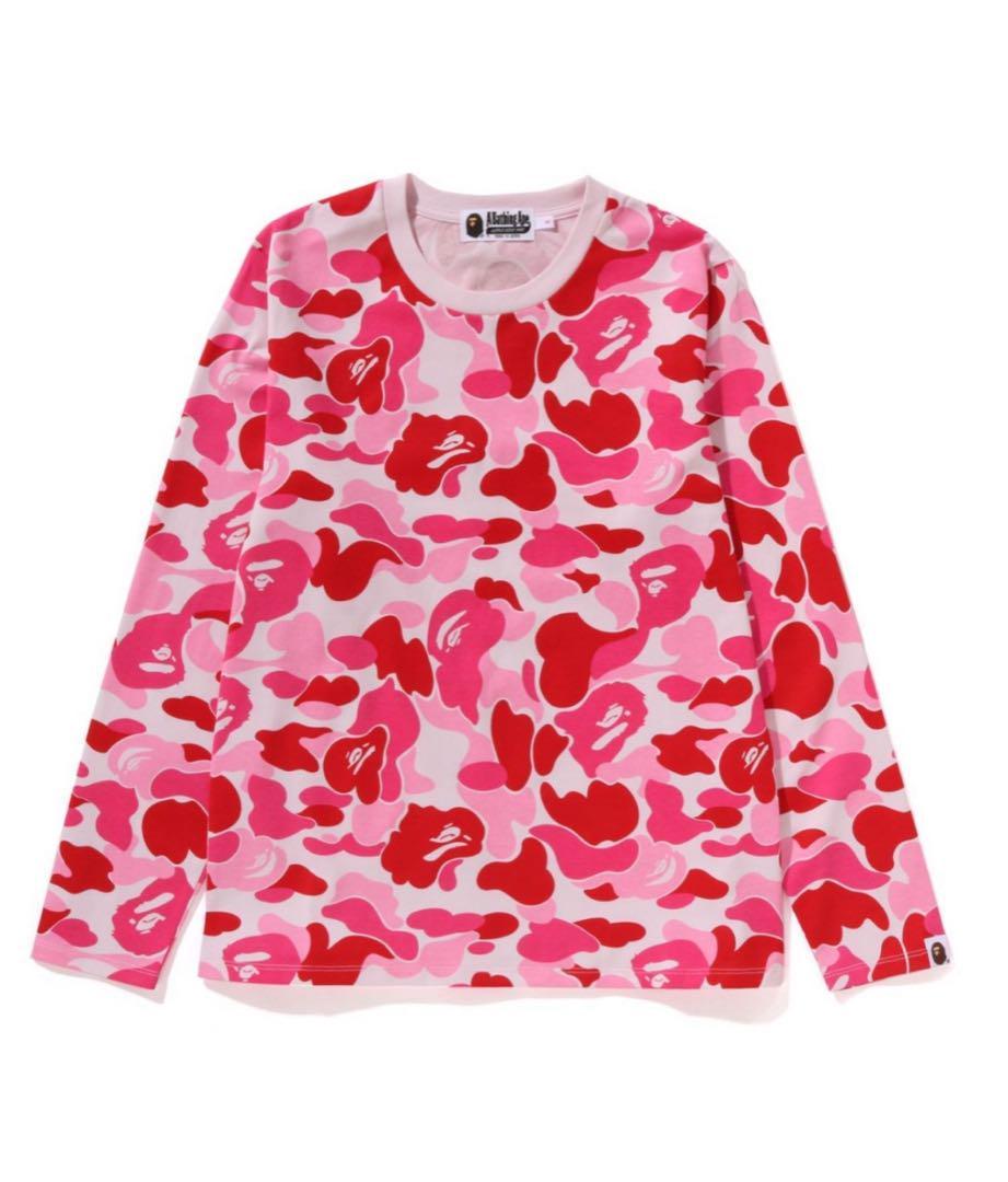 A Bathing Ape カモフラージュ長袖Tシャツ