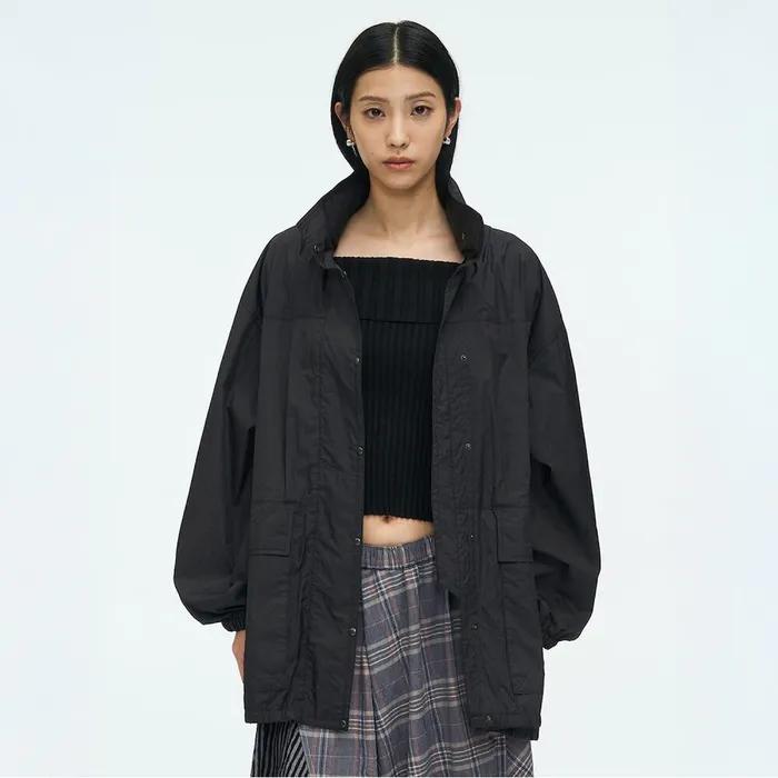 [셀럽PICK] Light Nylon Coat  Black (AG6339A035)