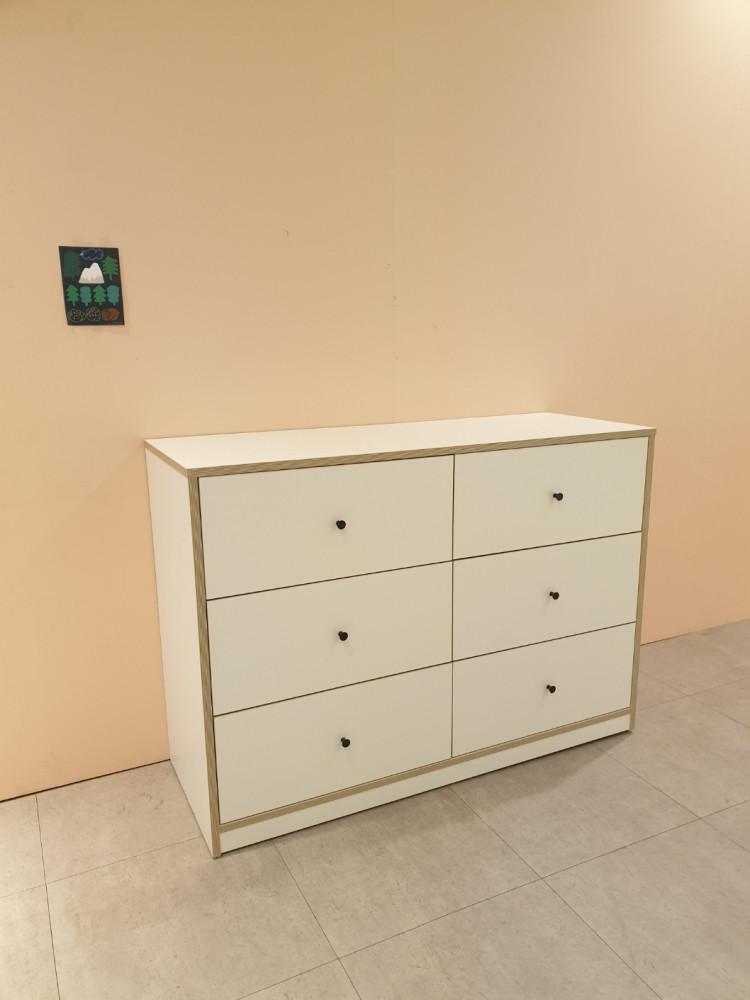 오노홈 화이트 우노와이드서랍장 우노5단서랍장 와이드체스트 수납장