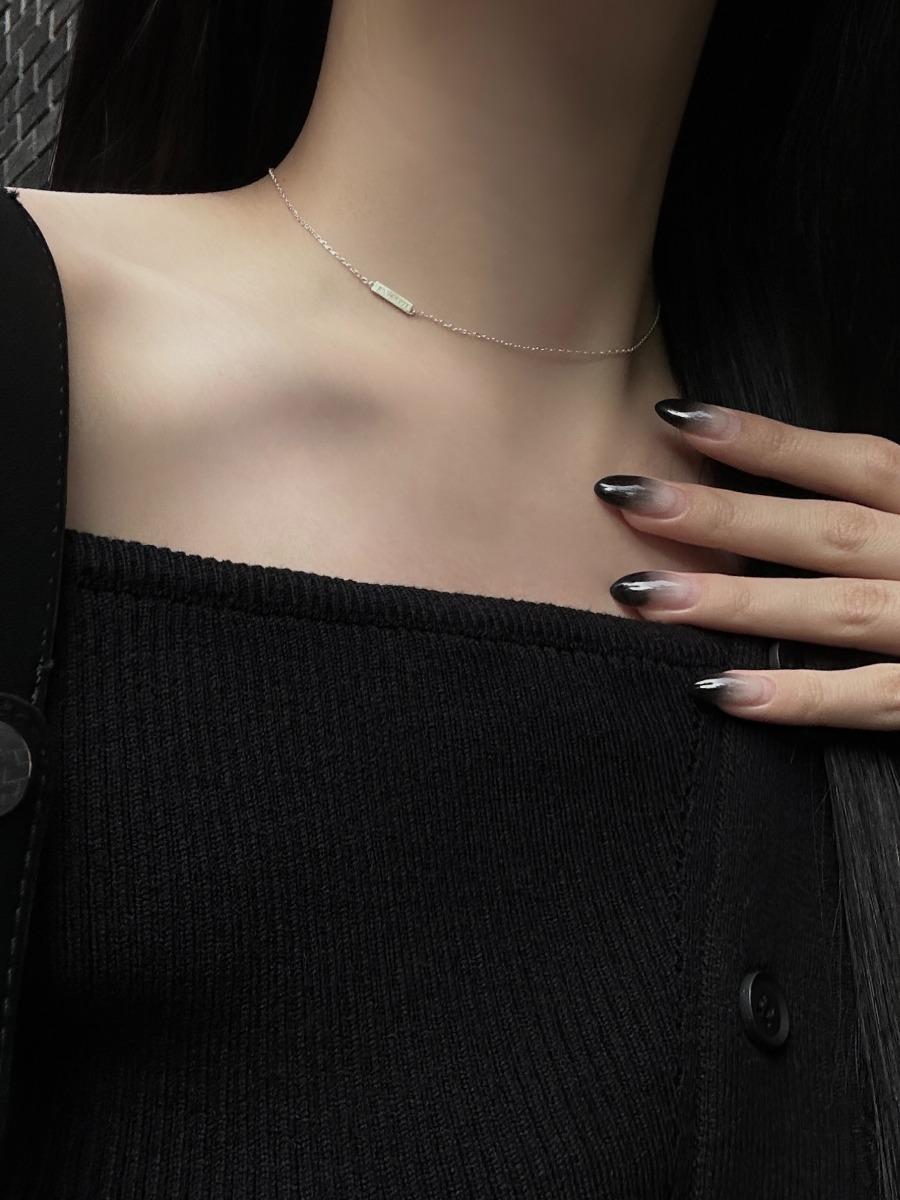 Point Chain Choker (silver)