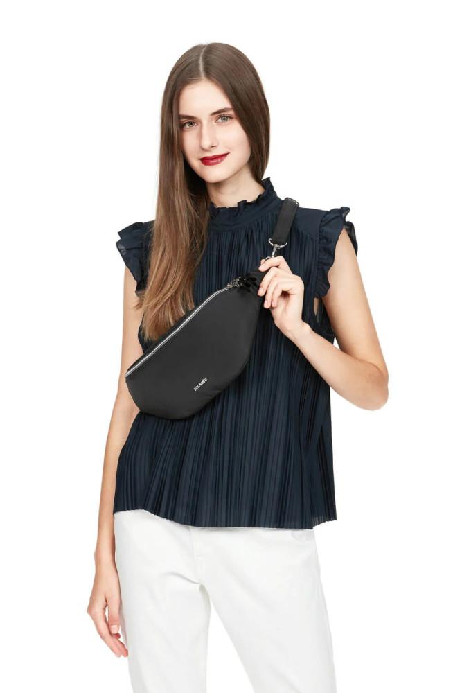 [오늘출발] 팩세이프 스타일세이프 슬링백_블랙 유럽여행 RFID스캔차단 도난방지 크로스백