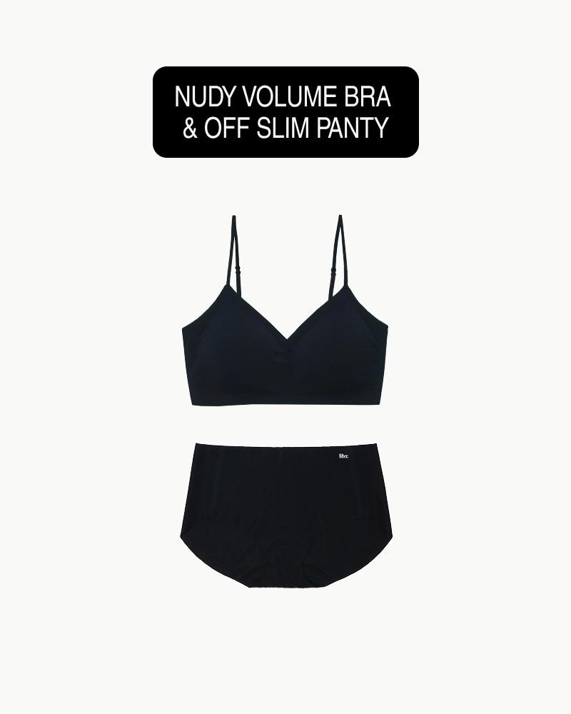 Nudy Volume Bra & Off Slim Panty SET
