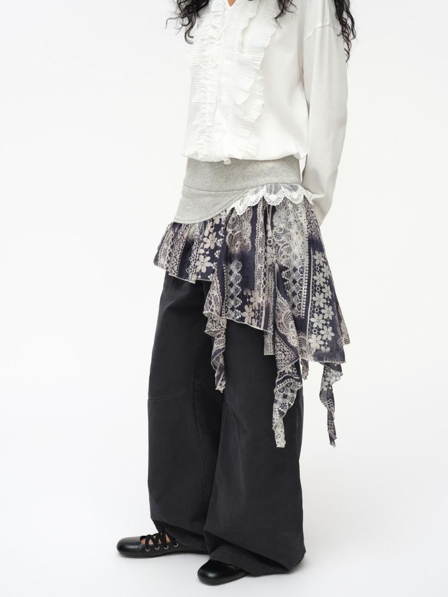 OINIMI Dreamy Fringe Curtain Skirt