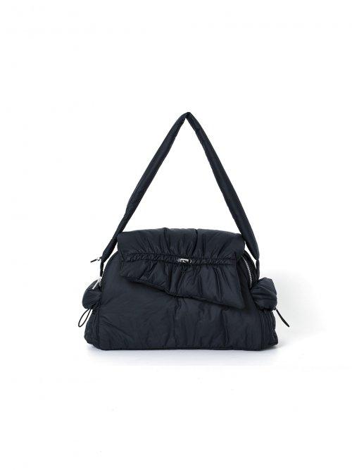 SHIRRING SHOULDER PADDED BAG NAVY